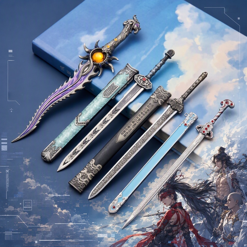 Kitchen Appliances Ninja - 11inch Naraka Bladepoint Katana Anime Cosplay