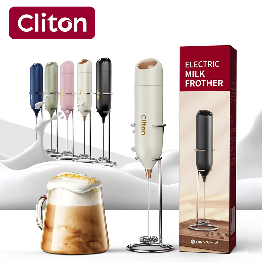 Milk Frother Automatic - Handheld Battery Operated Coffee Frother Mini