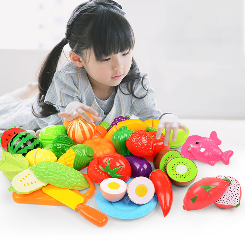 Kitchen Appliances Kids - Children Fruit Cutting Toys and Vegetables