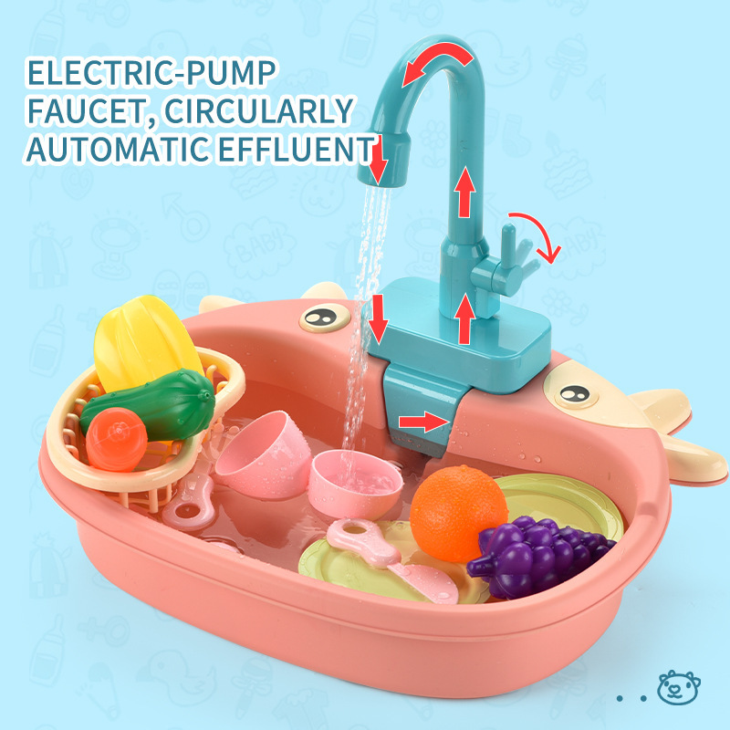 Kids Kitchen Sink Toys Simulat - Kitchen Appliances Kids 评论和价格