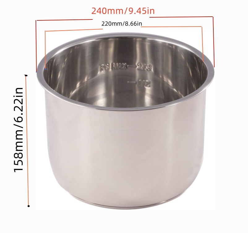 1pcs Stainless Steel Inner Coo - Instant Pot Pressure Cooker 评论和价格