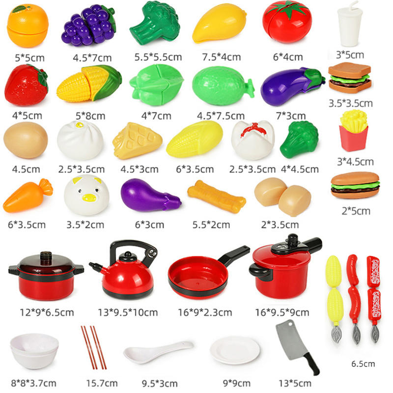 Pretend Play Kitchen Utensils  - Kitchen Appliances Kids 评论和价格